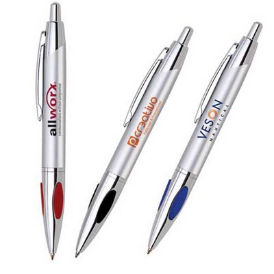 2 Toned Click Action Ballpoint Pen