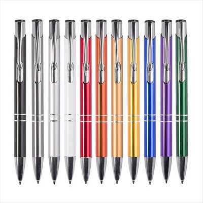 Aluminum Click Action Ballpoint Pen(Ocean)