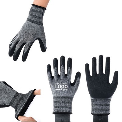 High-Elasticity Abrasion-Resistant Anti-Slip Coated Work Gloves