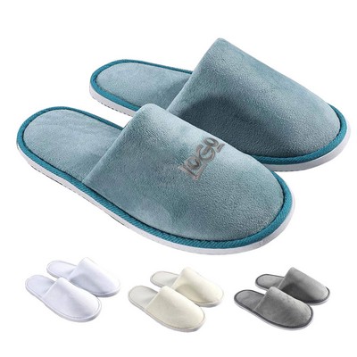 Disposable Ultra Soft Amenities Soral Fleece Slippers