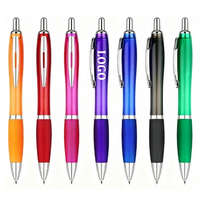 Soft Grip Retractable Ballpoint Pen