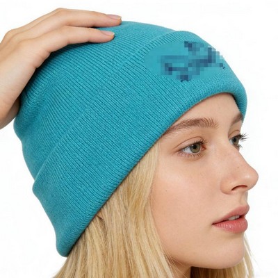Knitted Cuffed Beanie